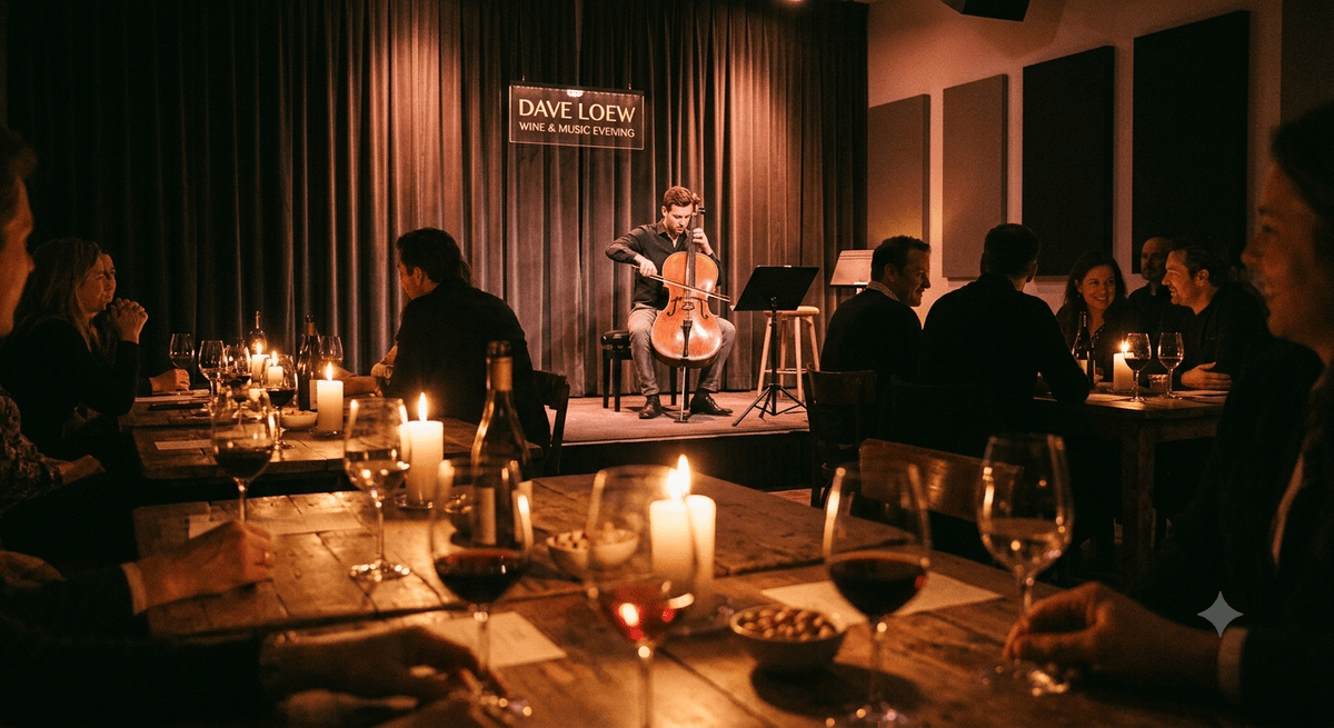 God’s Hill Wines Supports International Cellist Dave Loew