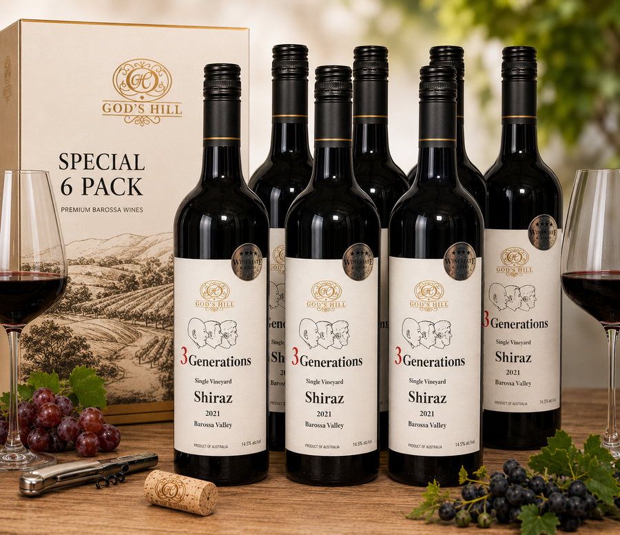 God’s Hill Special 6 Bottles of Red and White Wine